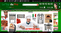 Desktop Screenshot of materielpourpizzeria.com